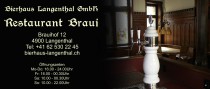 Logo von Restaurant Bierhaus Langenthal GmbH in Langenthal Logo von Restaurant Bierhaus Langenthal GmbH in Langenthal