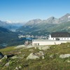 Romantik Hotel, Panorama Restaurant, Muottas Muragl in Samedan (Graubnden / Maloja / Distretto di Maloggia)]