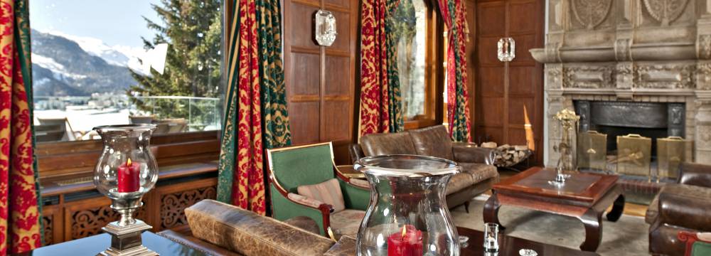 Restaurants in St. Moritz: Lobby und Sonnenterasse, St. Moritz