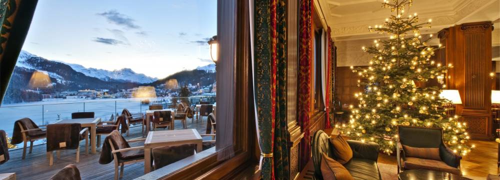 Lobby und Sonnenterasse, St. Moritz in St. Moritz