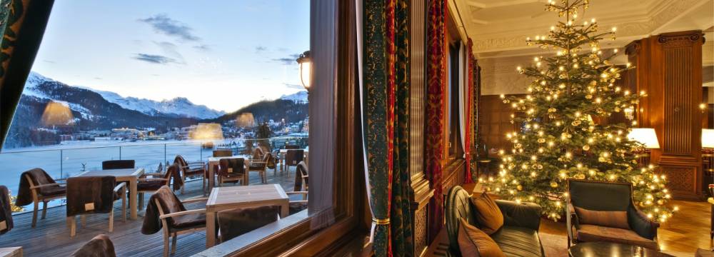 Lobby und Sonnenterasse, St. Moritz in St. Moritz