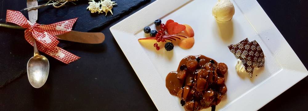 Restaurants in Sapn / Arosa: Berggasthaus Heimeli