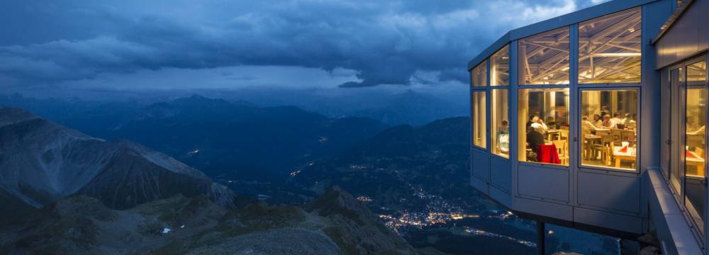 Restaurants in Lenzerheide: Panoramarestaurant Rothorngipfel