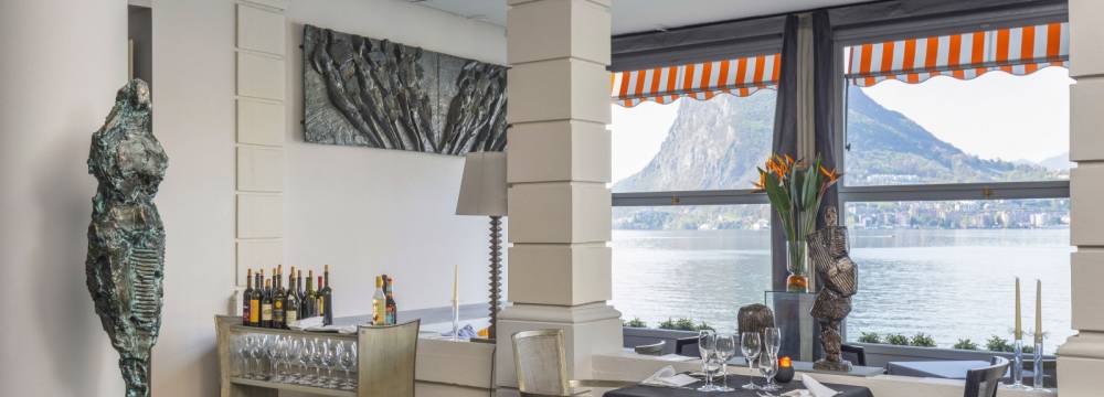 Restaurant Galleria Art al Lago Villa Castagnola (Le Ralais 10.7) in Lugan
