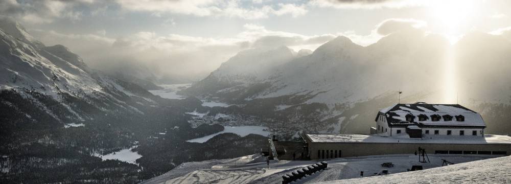 Romantik Hotel, Panorama Restaurant, Muottas Muragl in Samedan