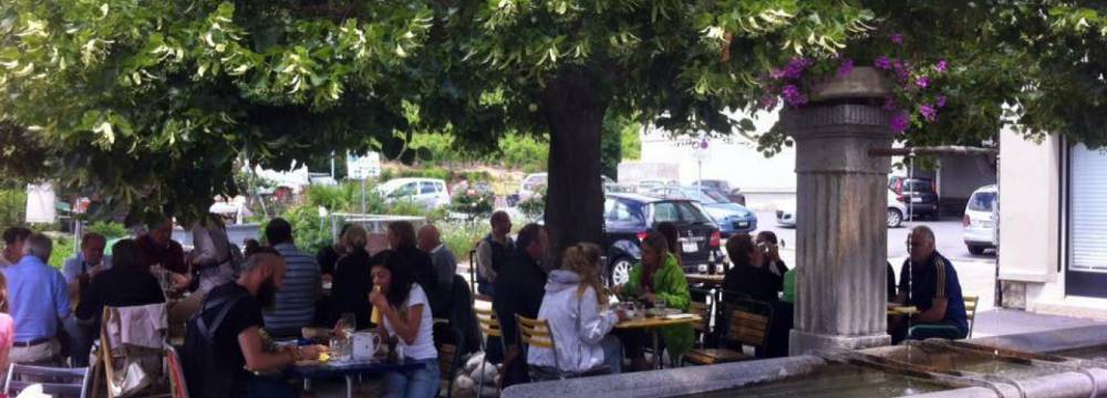 Caf du 1er Aot in Sierre