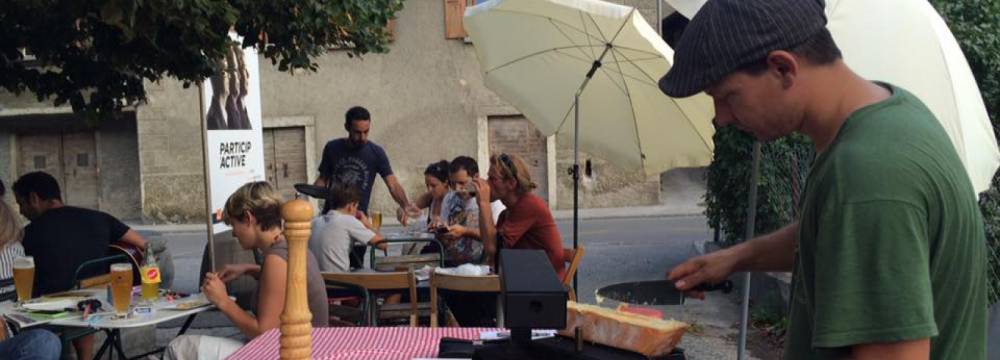 Caf du 1er Aot in Sierre