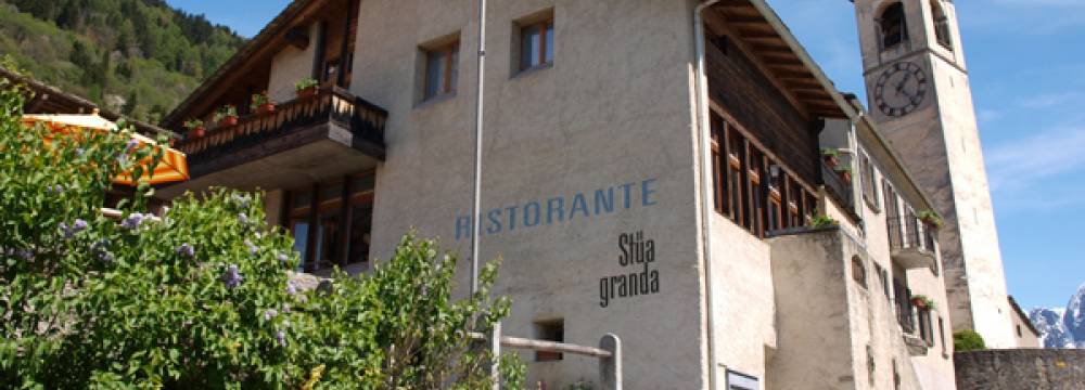 Stua Granda restaurant in Soglio