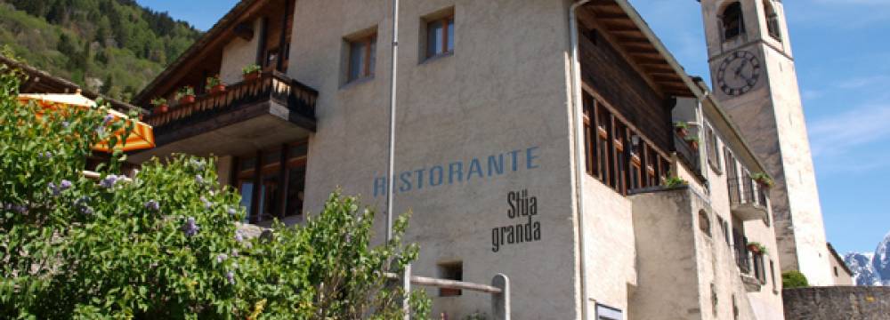 Stua Granda restaurant in Soglio