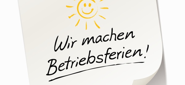 Betriebsferien
