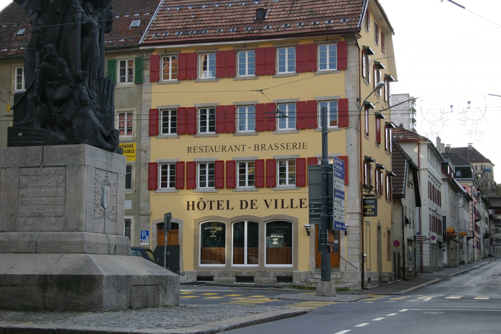Brasserie de l Hotel de Ville in La Chaux-de-Fonds
