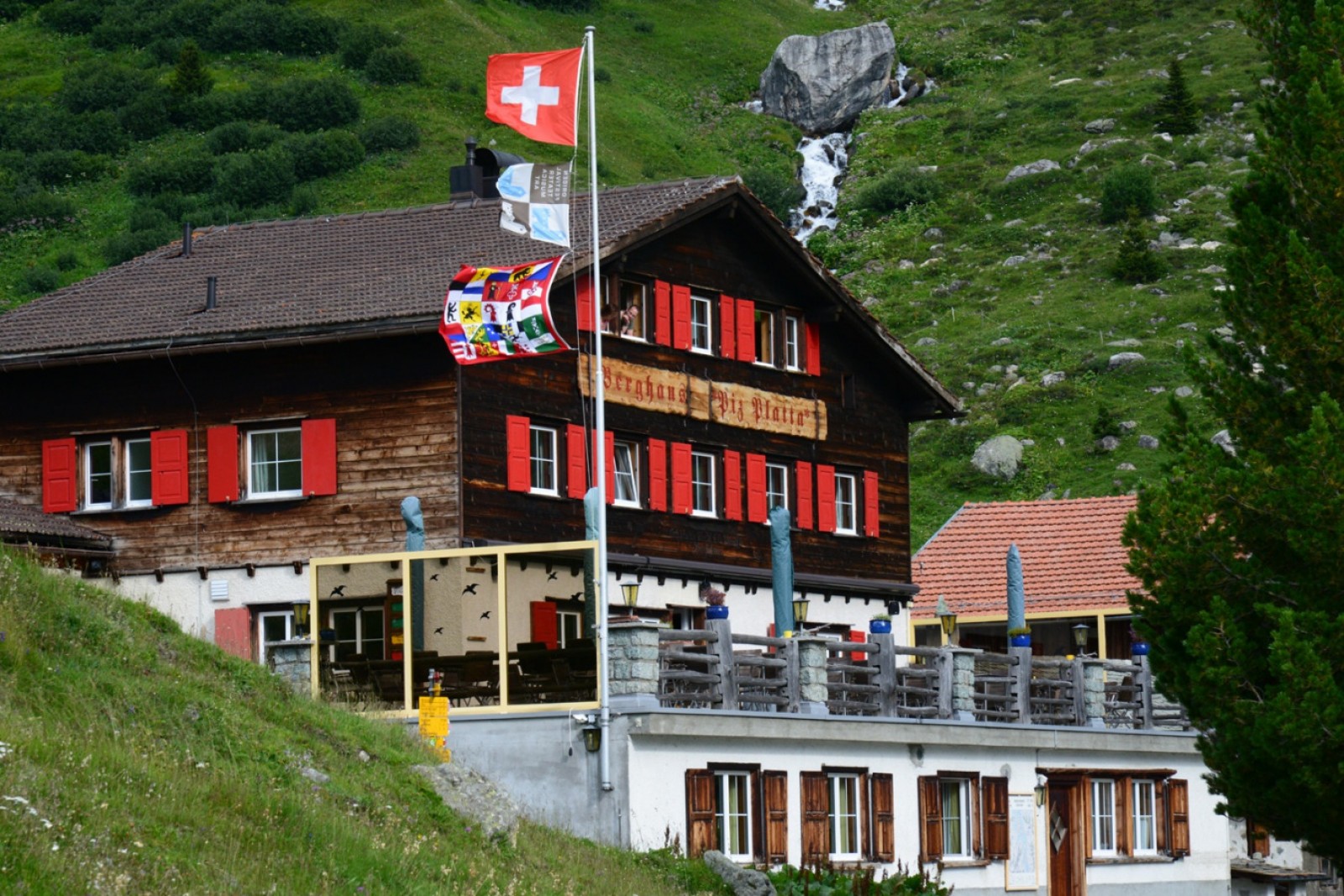 Restaurant Berghaus Piz Platta (Alp Flix) in Sur