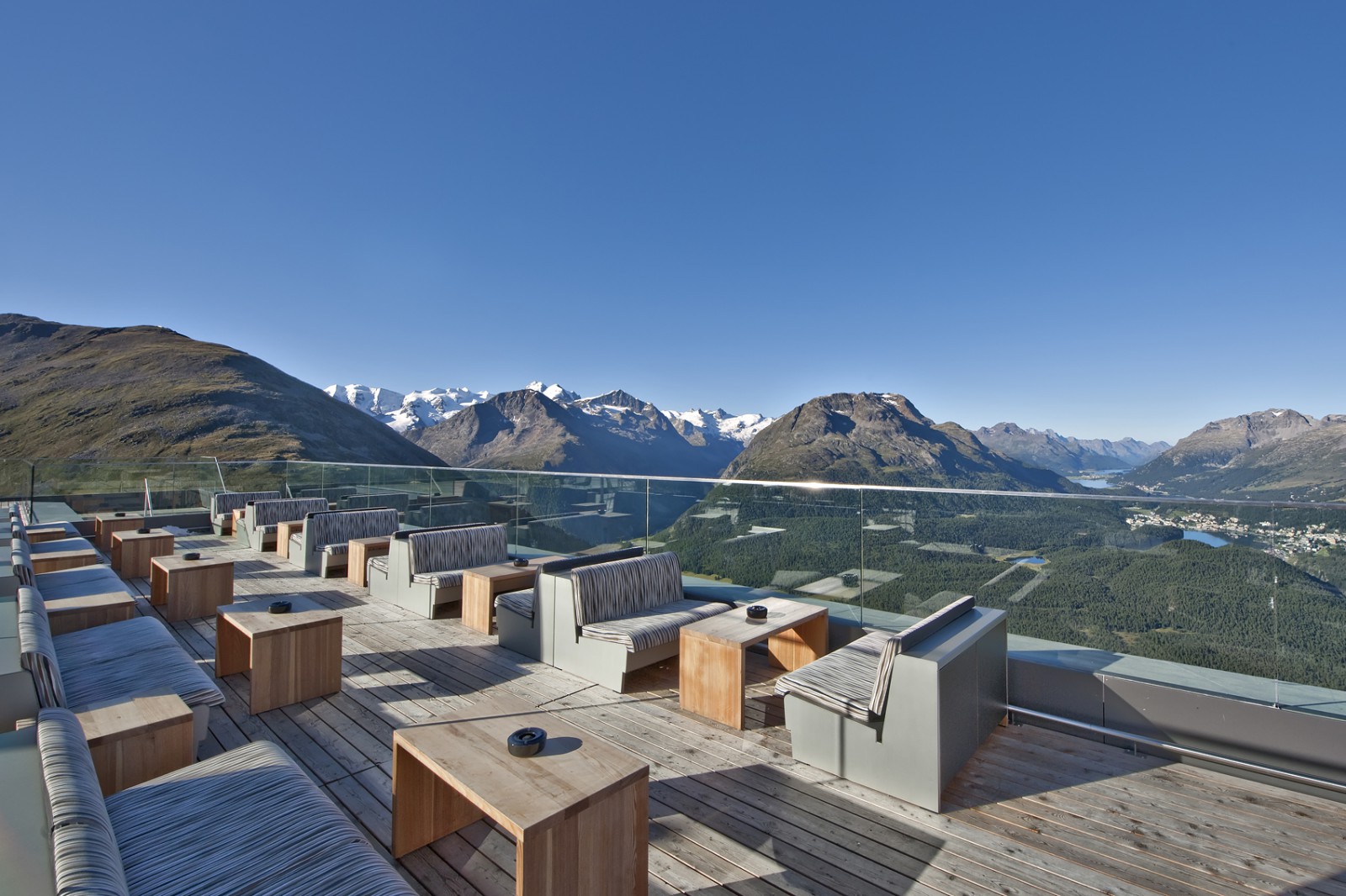 Romantik Hotel, Panorama Restaurant, Muottas Muragl in Samedan, Foto 5