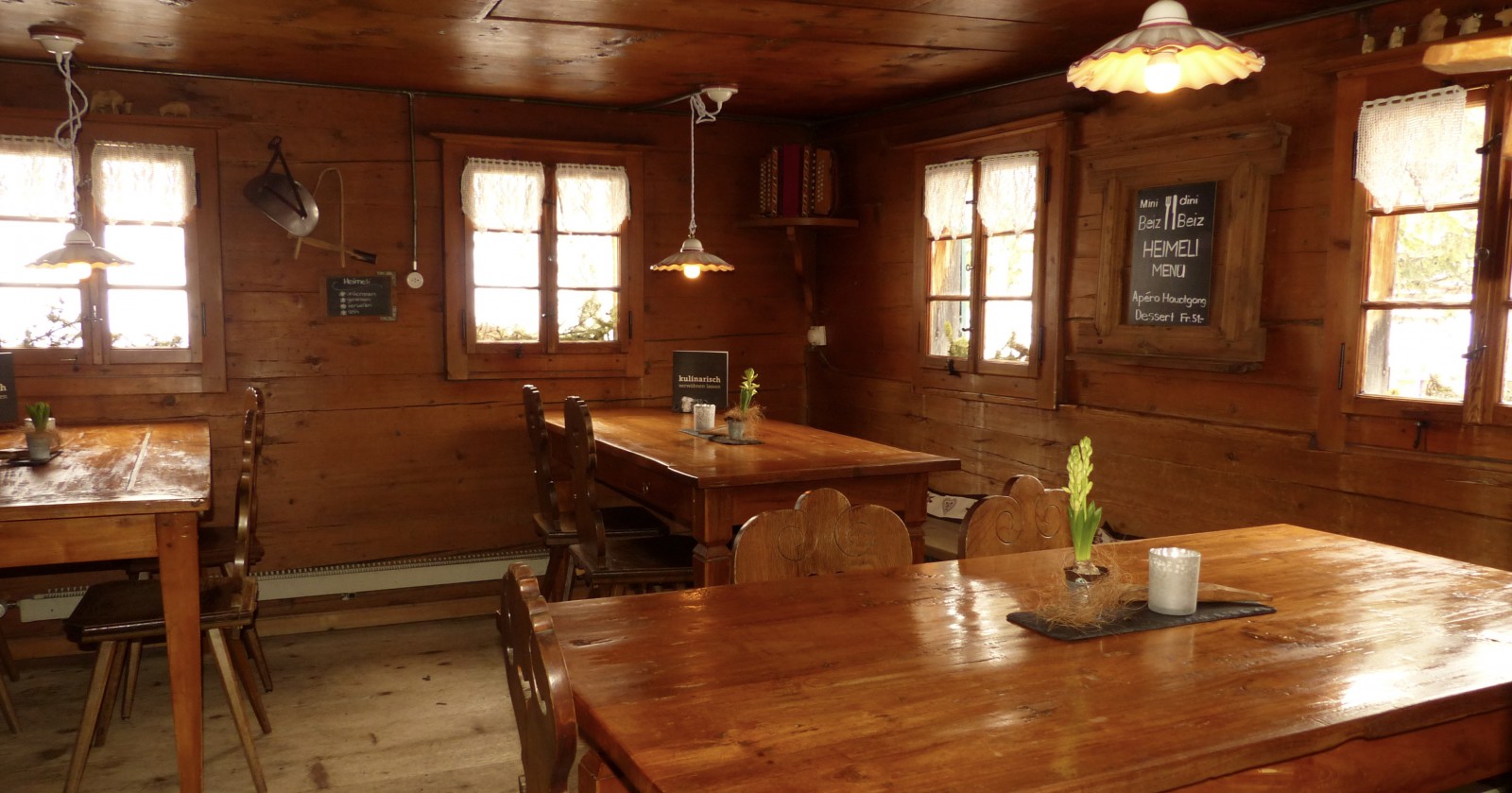 Restaurant Berggasthaus Heimeli in Sapün / Arosa