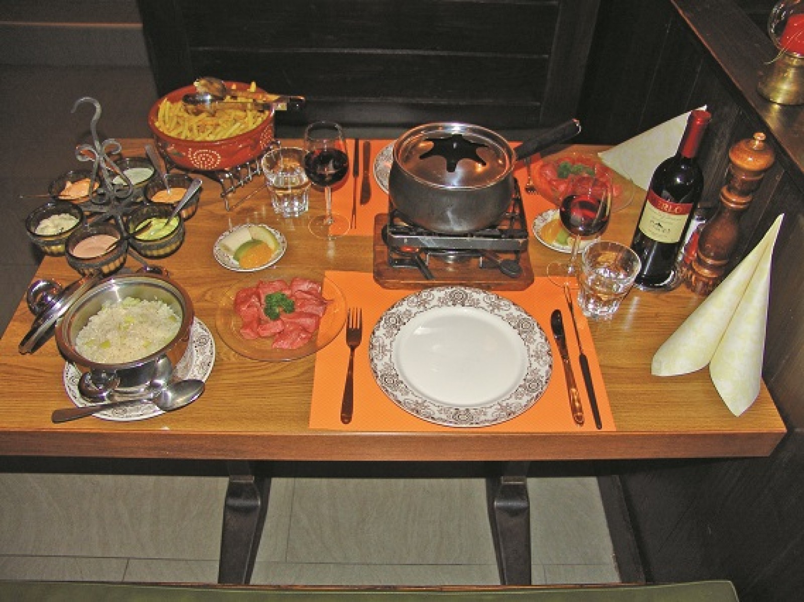 Restaurant Vieux Chalet in Saas-Fee