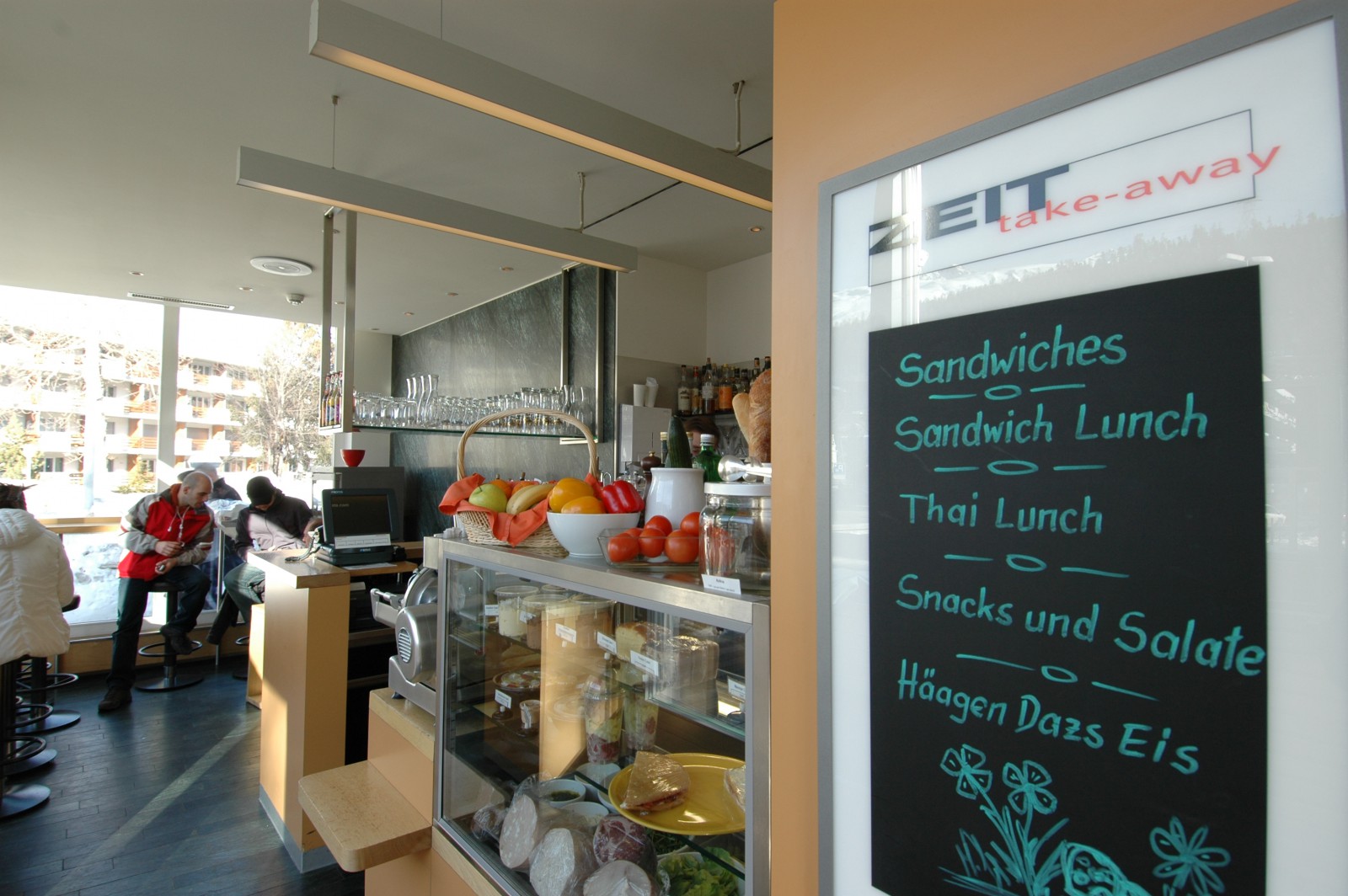Restaurant Zeit Take-Away, St. Moritz in St. Moritz