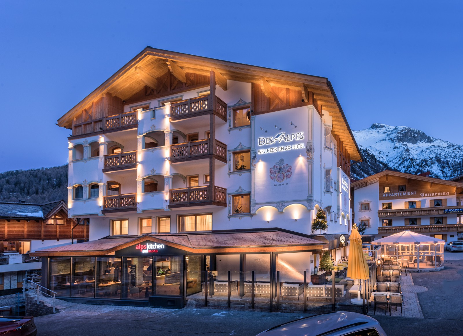 Restaurant Des Alpes in Samnaun Dorf