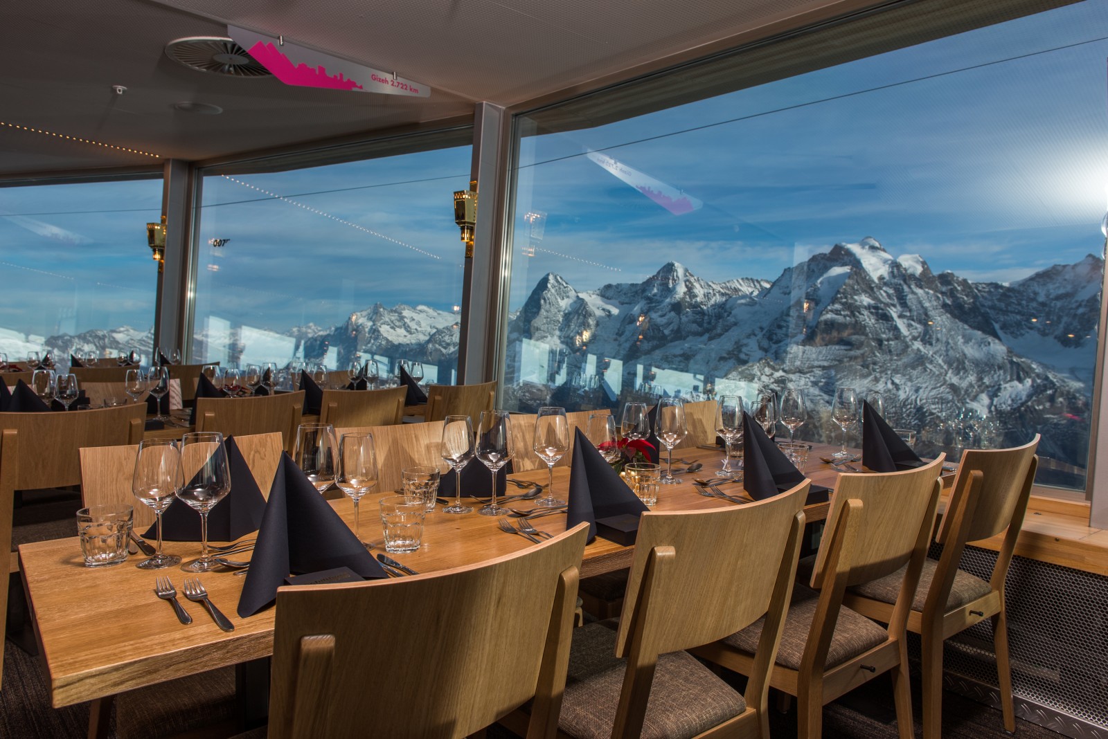 Speisekarte 360°-Restaurant Piz Gloria in Murren