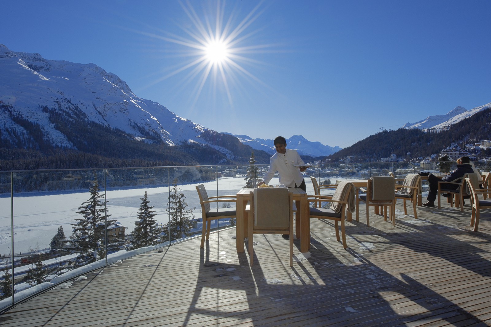 Lobby und Sonnenterasse, St. Moritz in St. Moritz, Foto 1