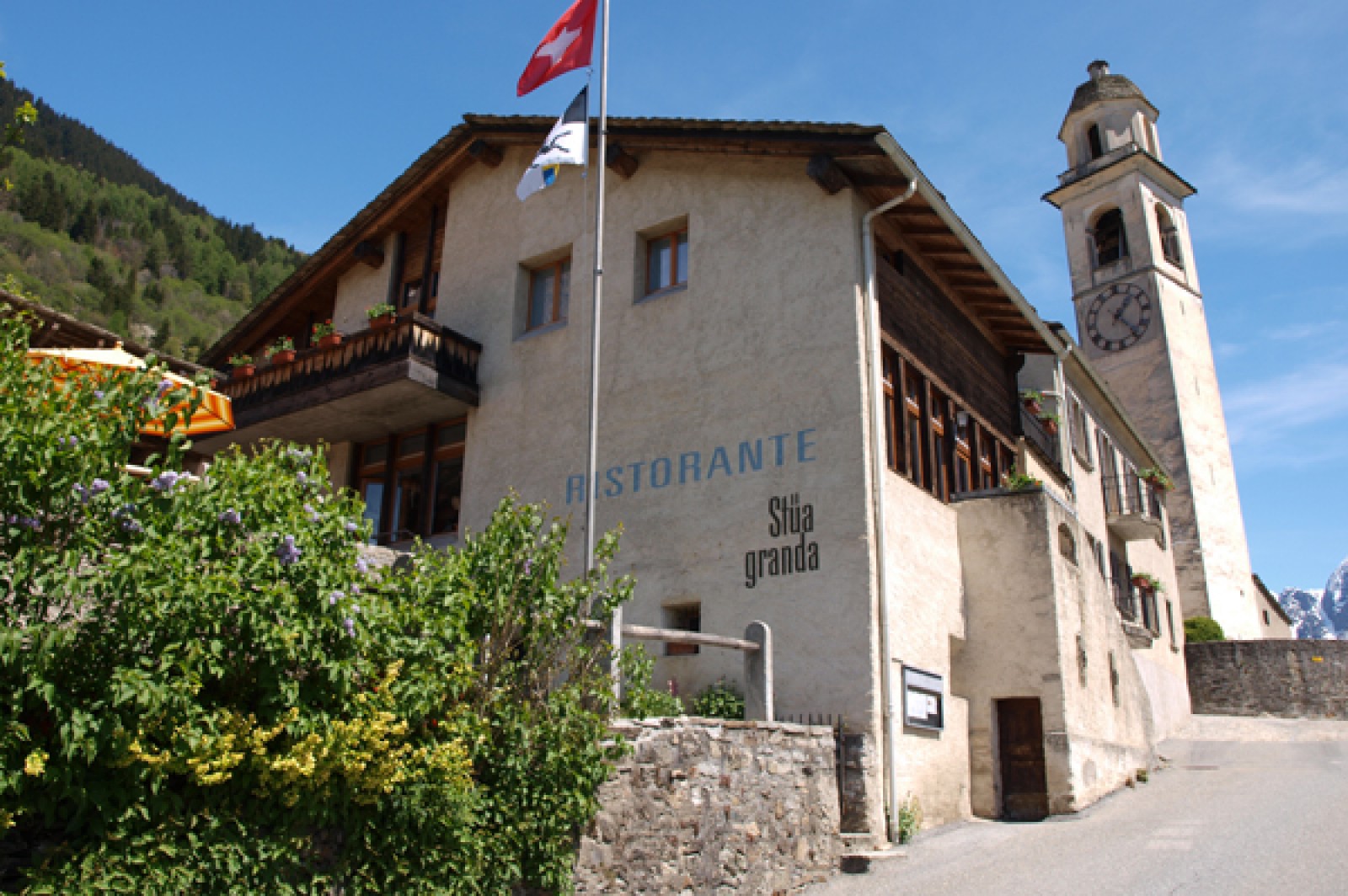 Stua Granda restaurant in Soglio, Foto 2