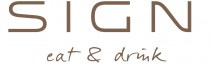Restaurant sign eat & drink