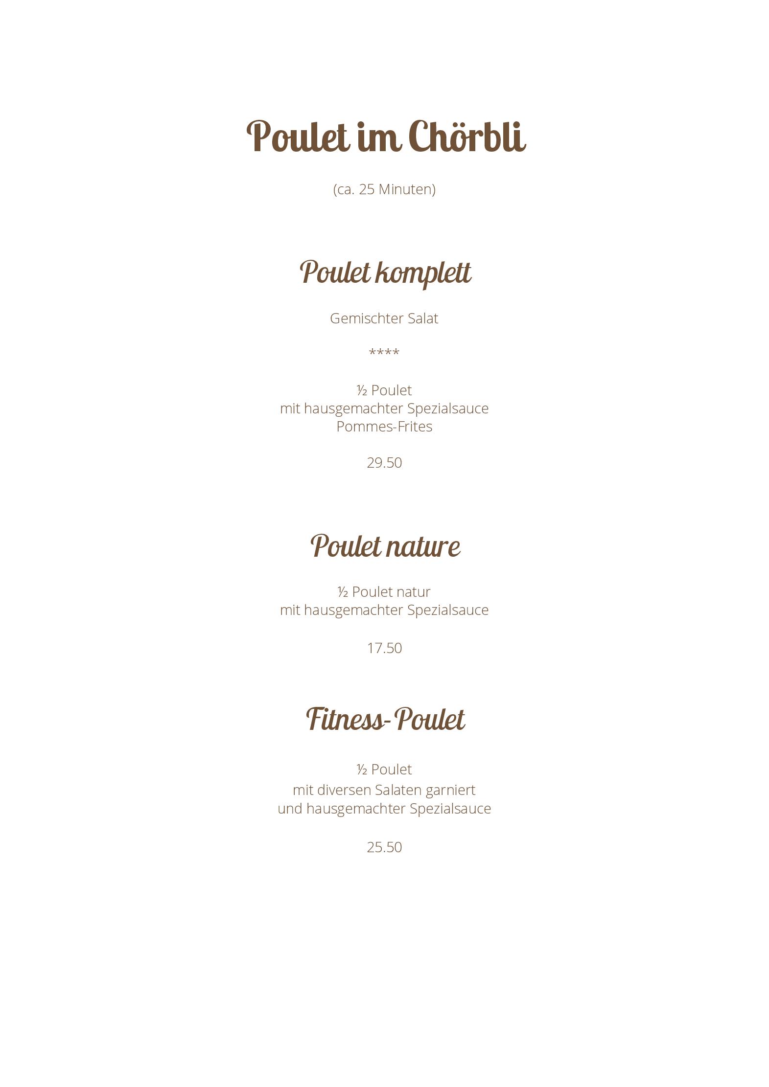 Speisekarte Restaurant Rossli Schwarzenberg in Schwarzenberg, Seite 4