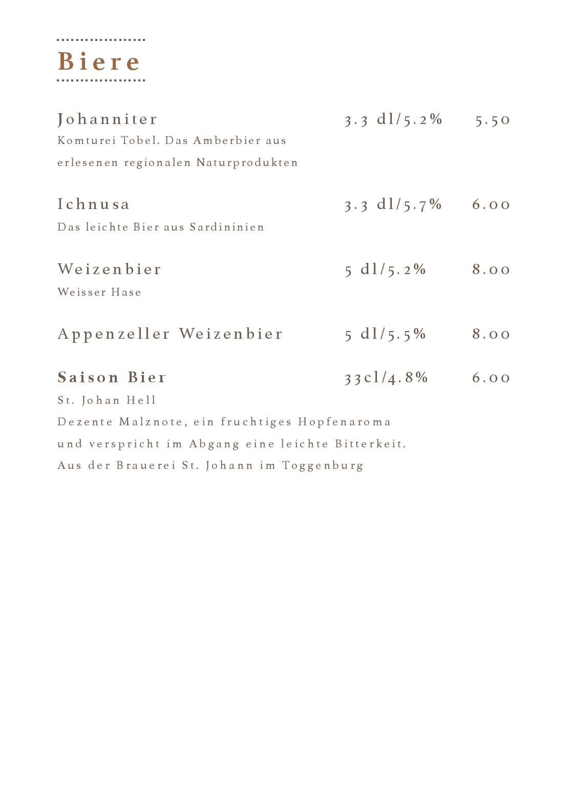 Speisekarte Cafe Bar La Moka in Wil, Seite 9