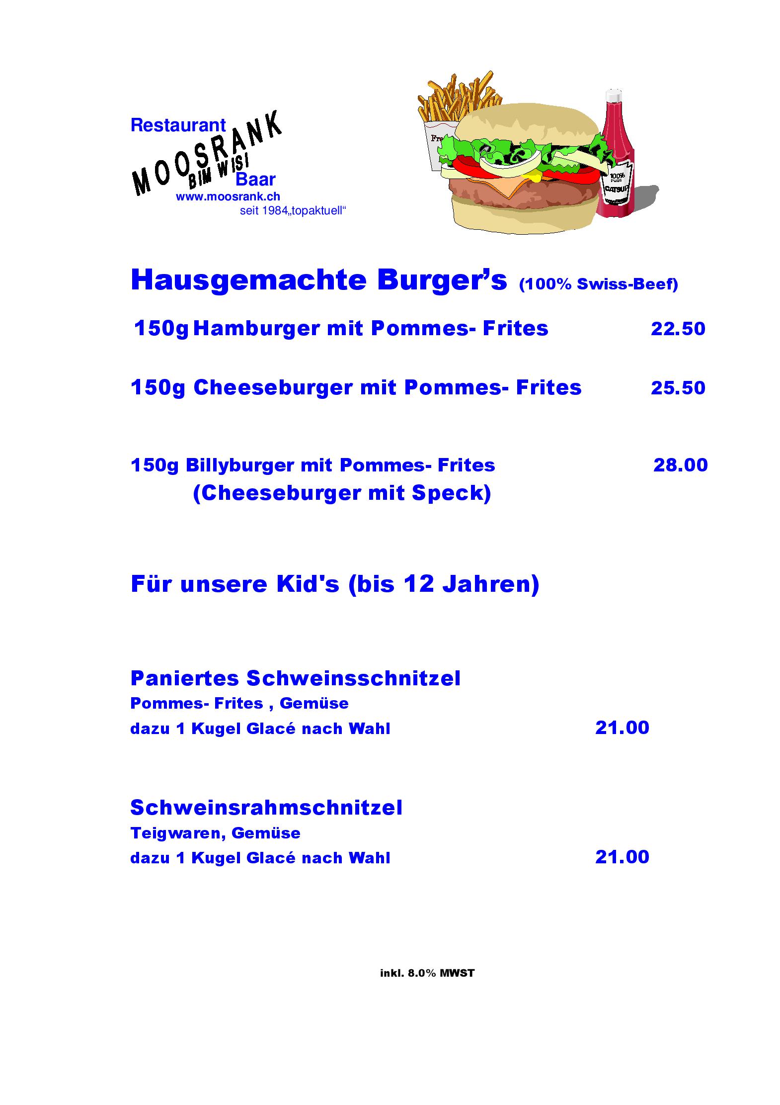 Speisekarte Moosrank in Baar, Seite 3