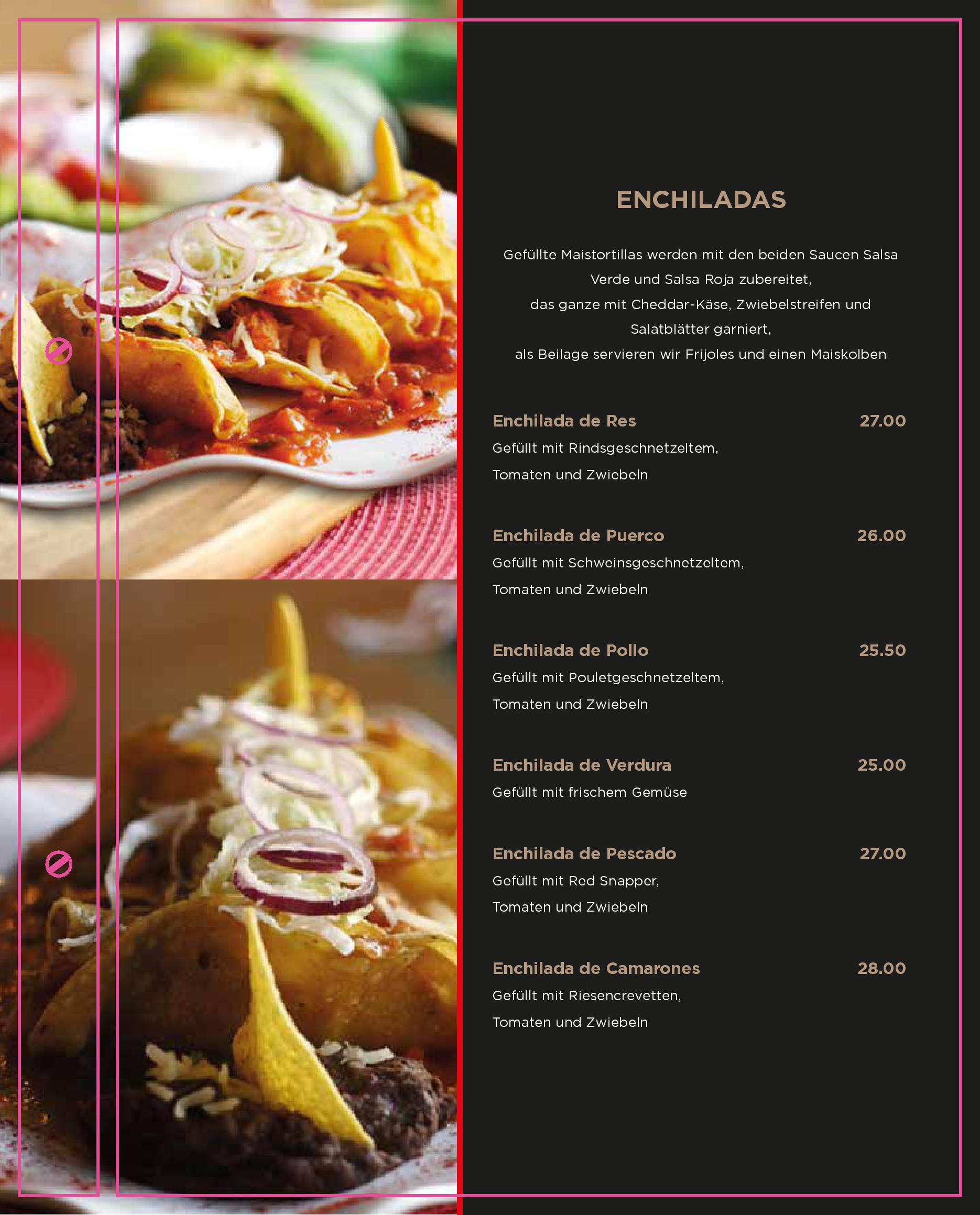Speisekarte El Rancho in Biel, Seite 21
