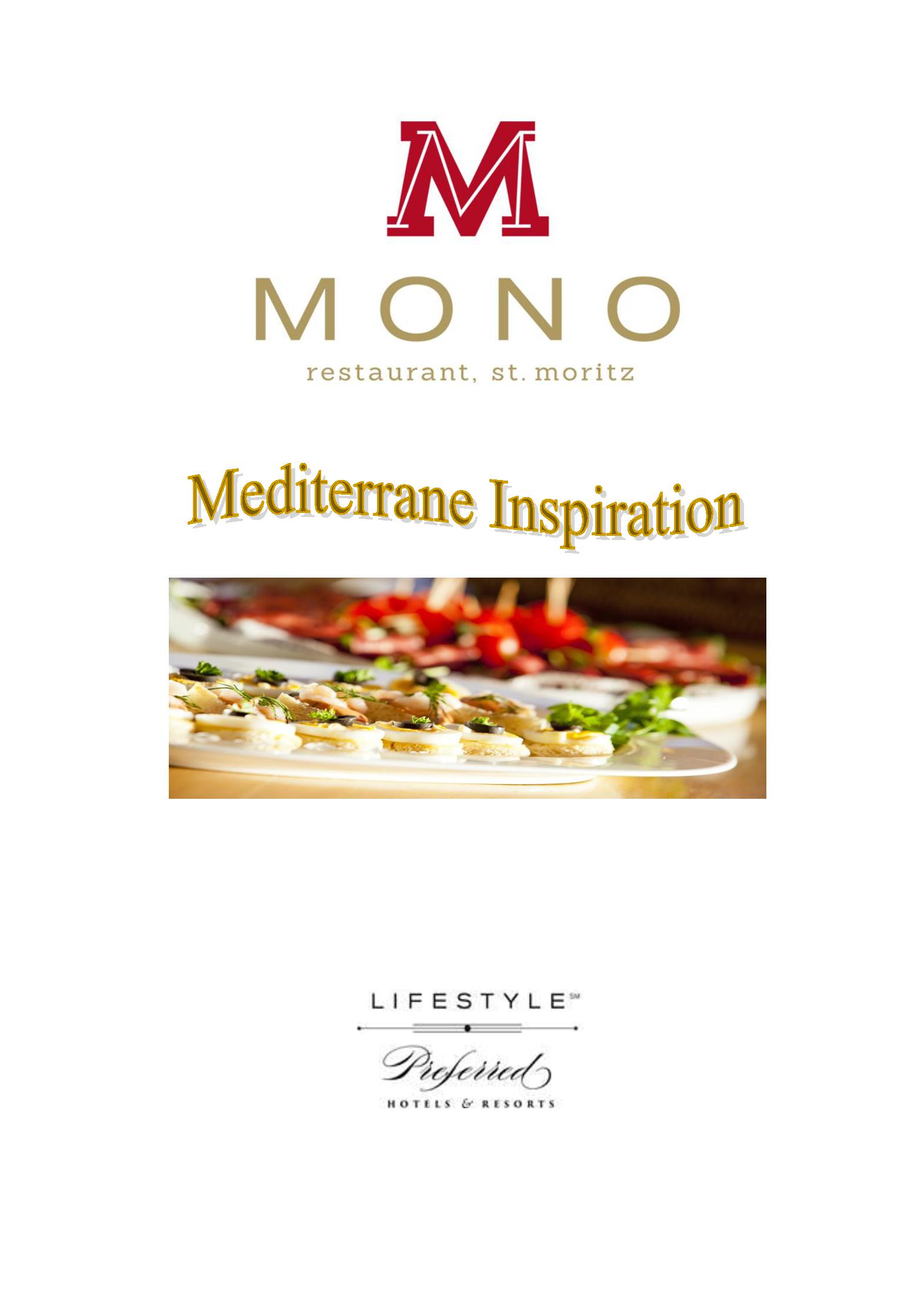 Speisekarte Mono Restaurant in St. Moritz, Seite 3