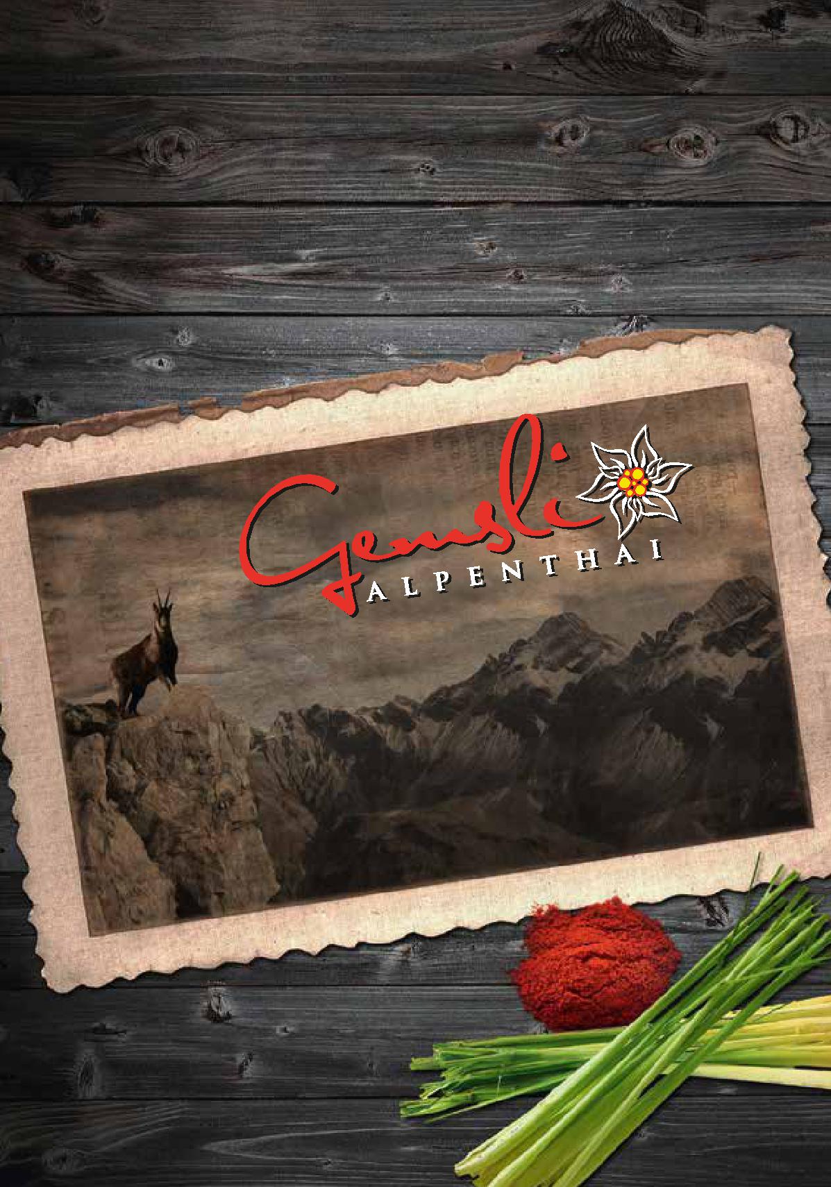 Speisekarte Gemsli Alpenthai in Altstatten, Seite 8