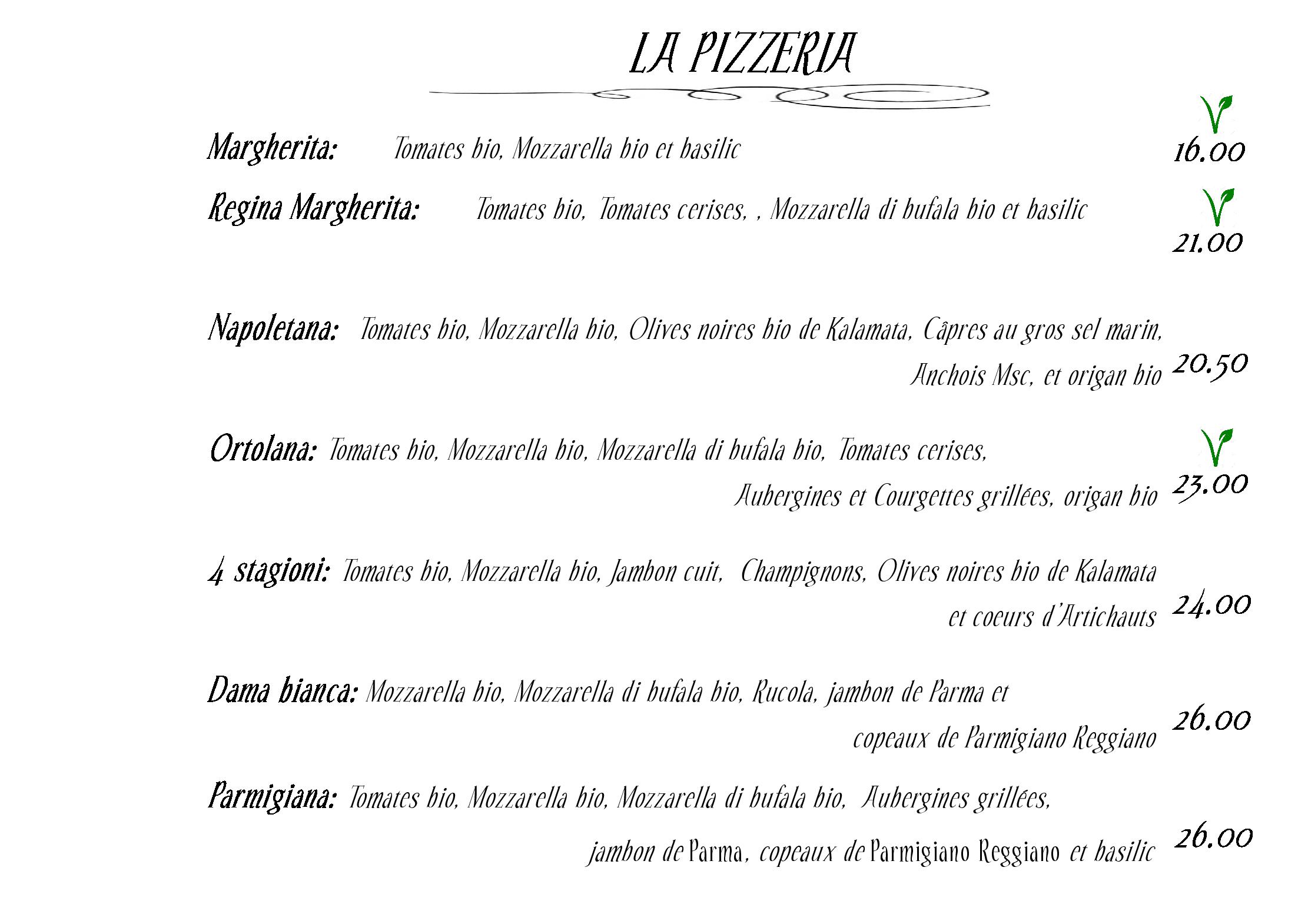 Speisekarte Restaurant du Chateau Yverdon in Yverdon-les-Bains, Seite 10