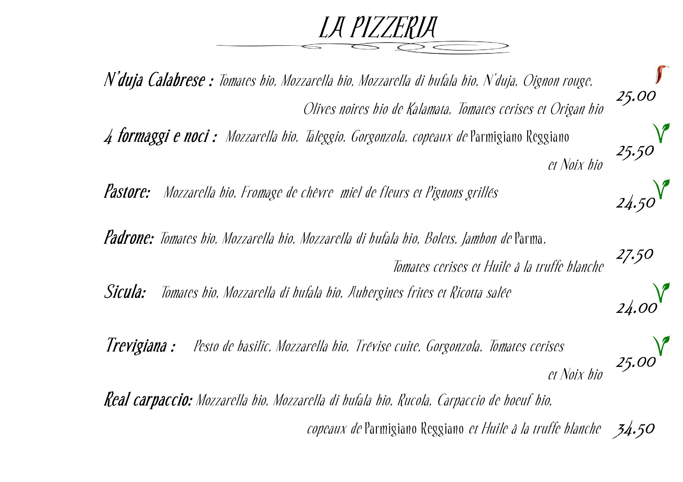 Speisekarte Restaurant du Chateau Yverdon in Yverdon-les-Bains, Seite 11
