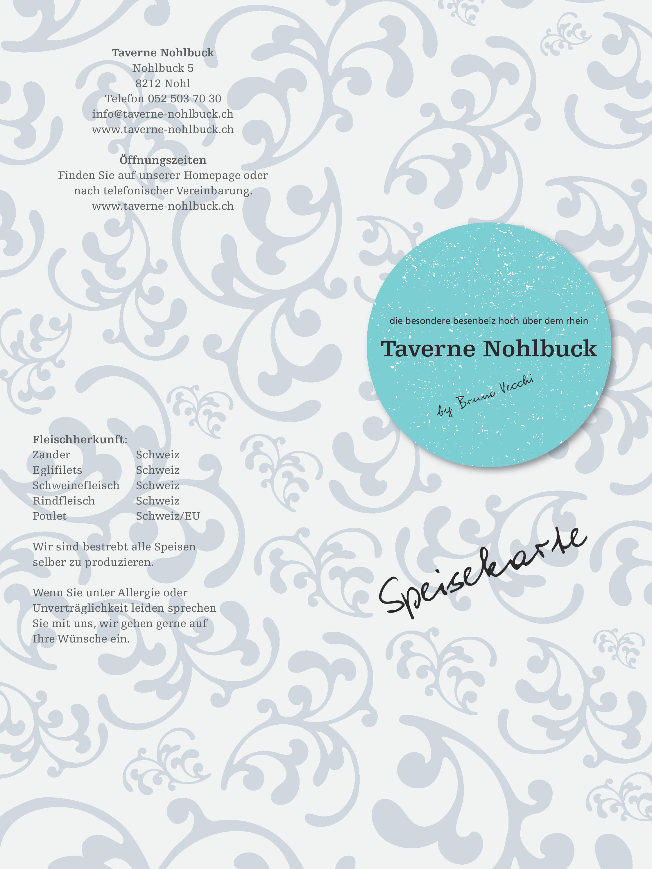 Speisekarte Taverne Nohlbuck in Nohl, Seite 3