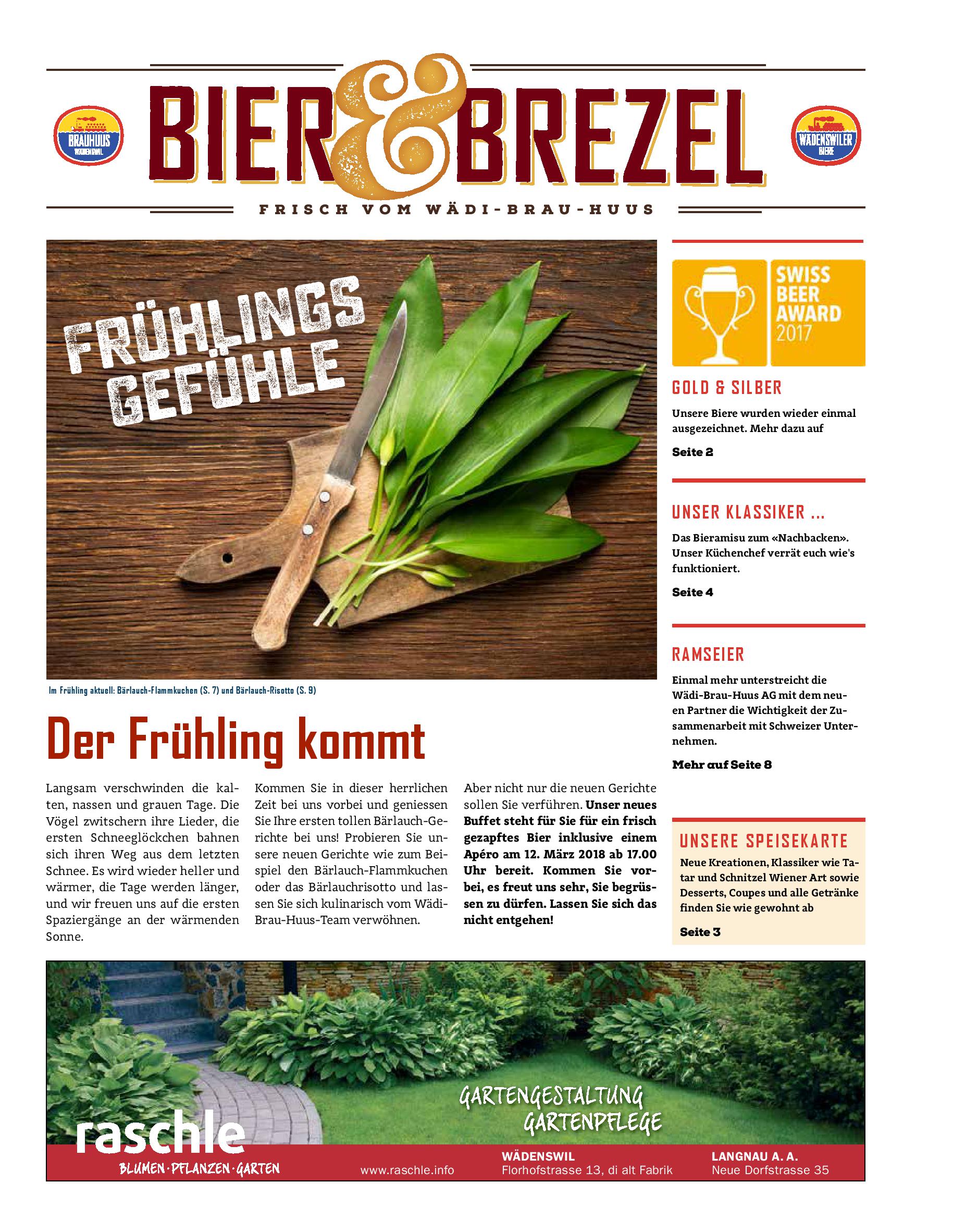 Speisekarte Wädi-Brau-Huus in Waedenswil, Seite 18