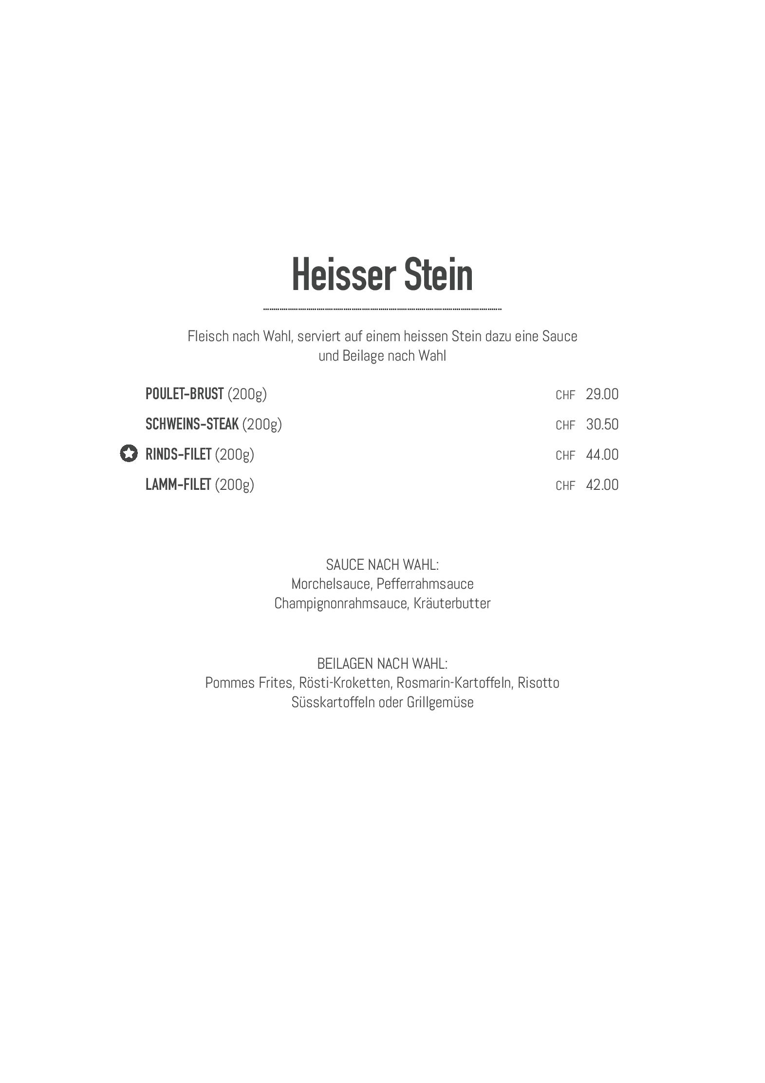 Speisekarte Seerestaurant Luetzelau in Weggis, Seite 8
