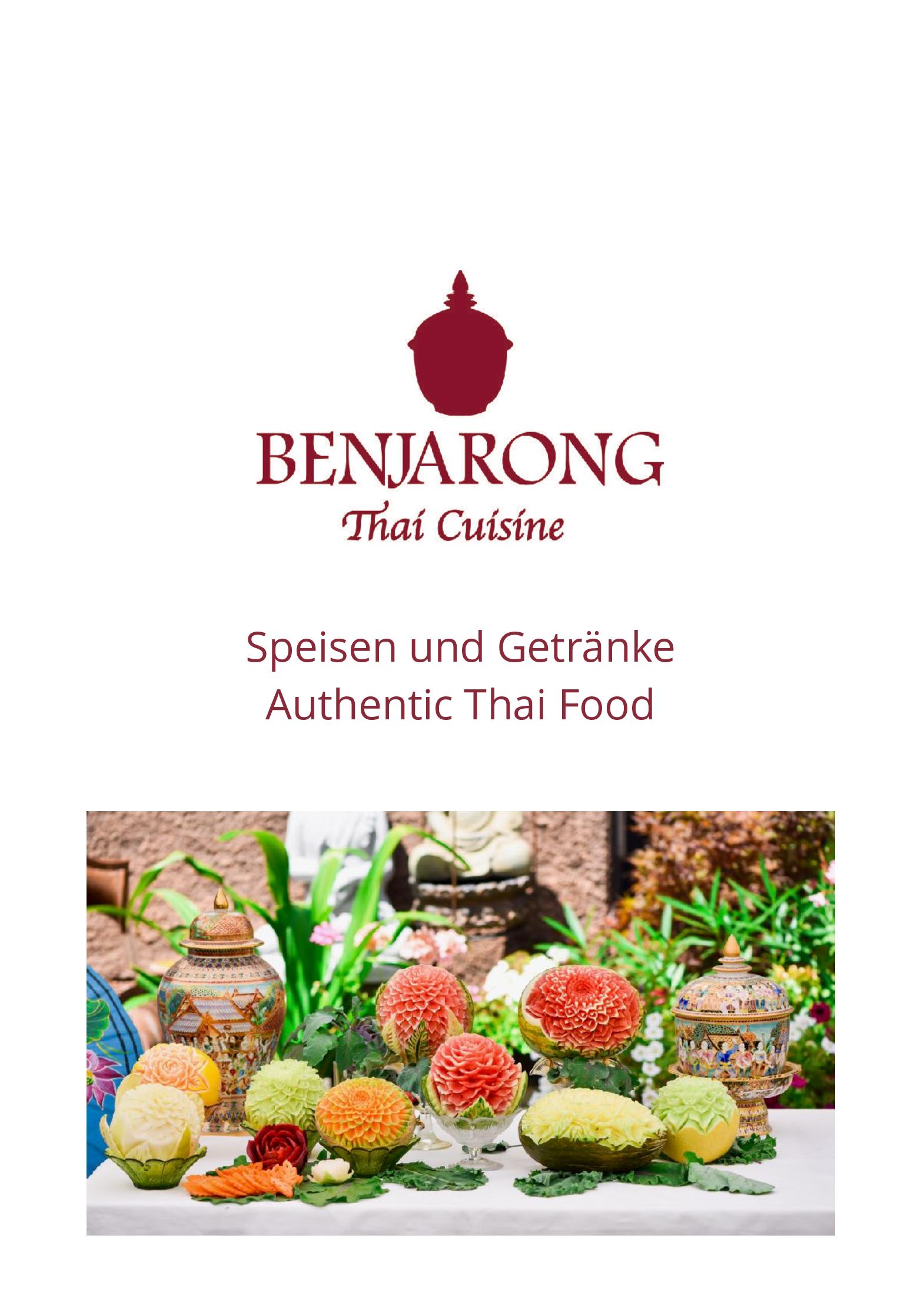 Speisekarte Restaurant Benjarong Thai Cuisine in Baar, Seite 16