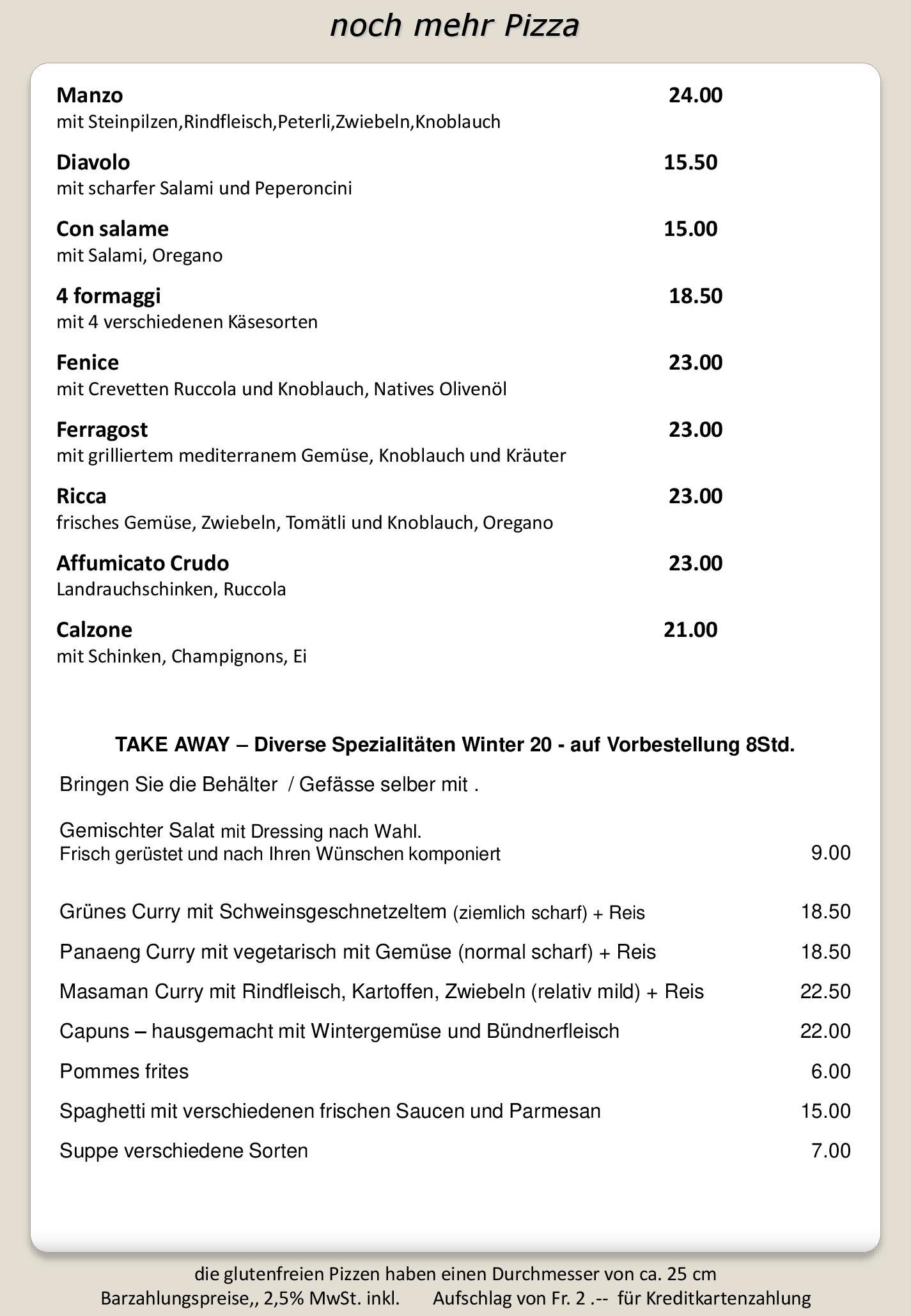 Speisekarte Gravas in Vella, Seite 10