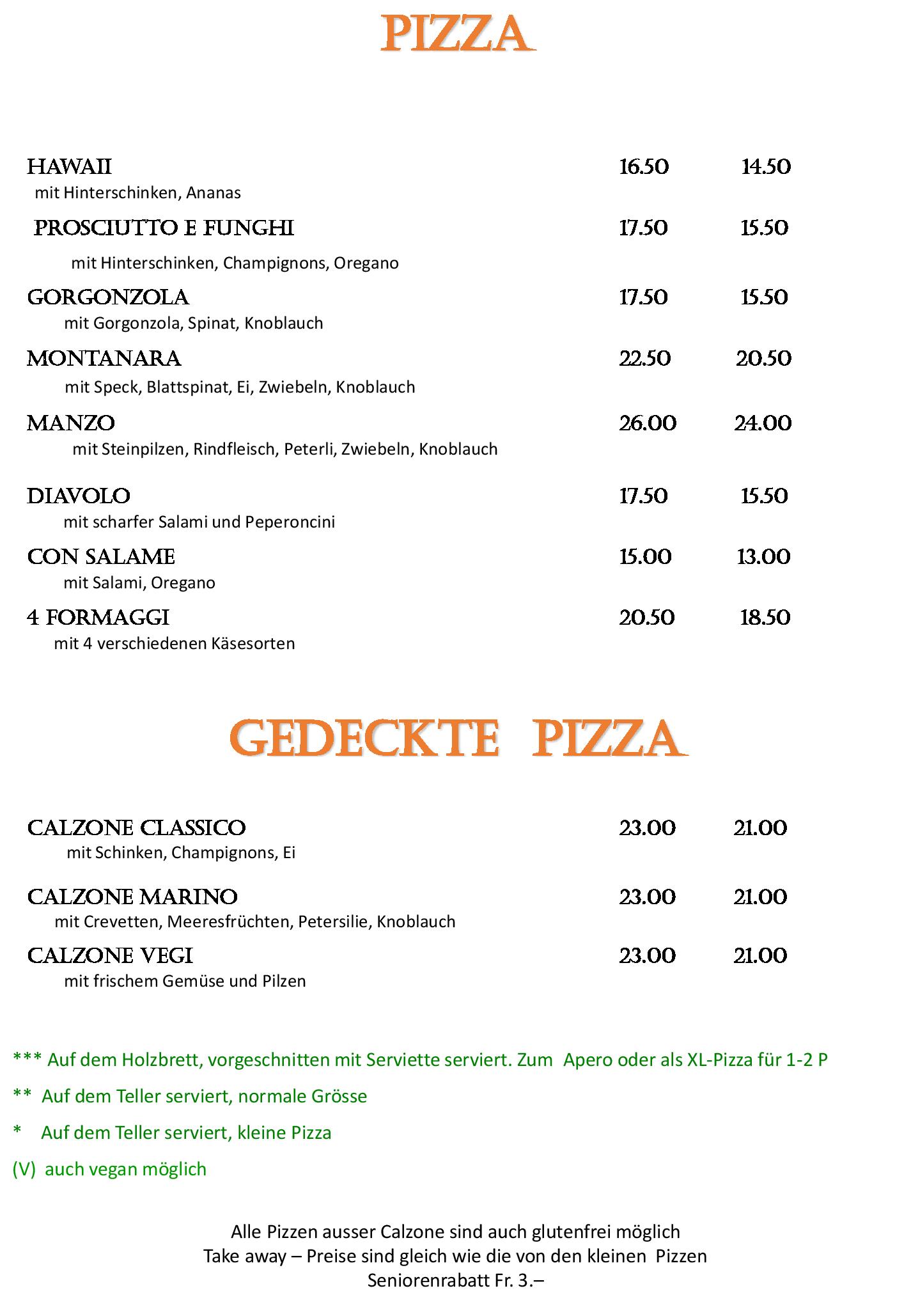 Speisekarte Gravas in Vella, Seite 7