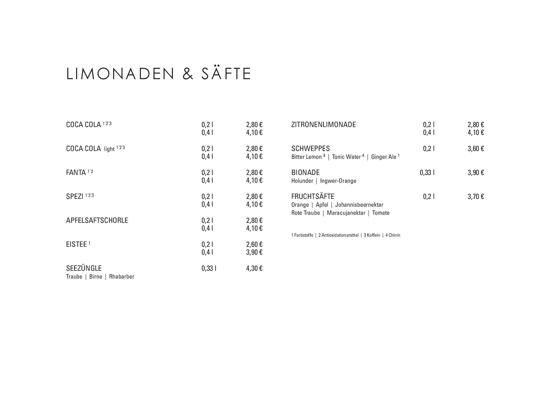 Speisekarte Mohren in Reichenau, Seite 10