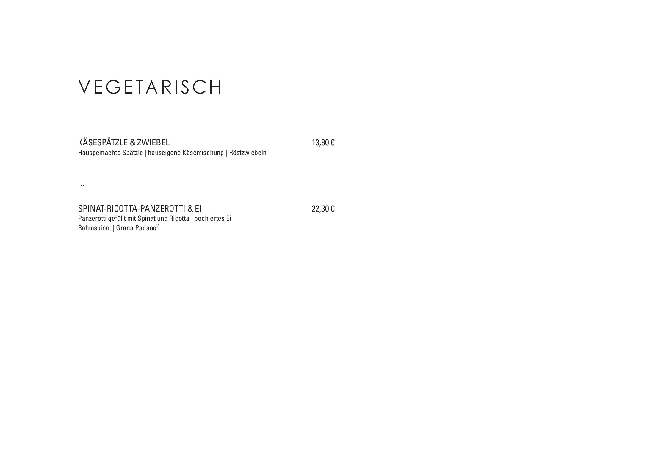Speisekarte Mohren in Reichenau, Seite 5
