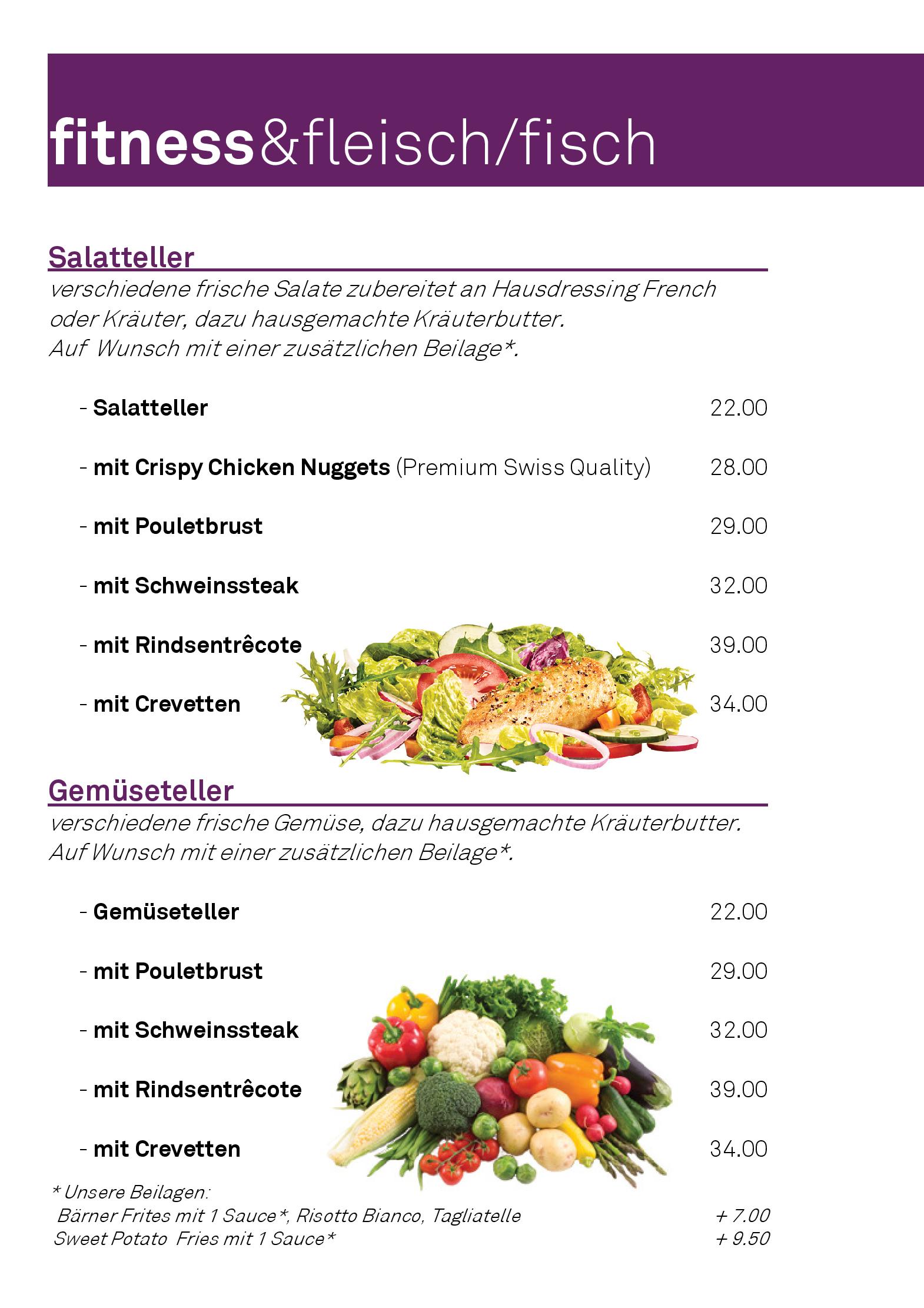 Speisekarte parkside eat & bar lounge in Thun, Seite 3
