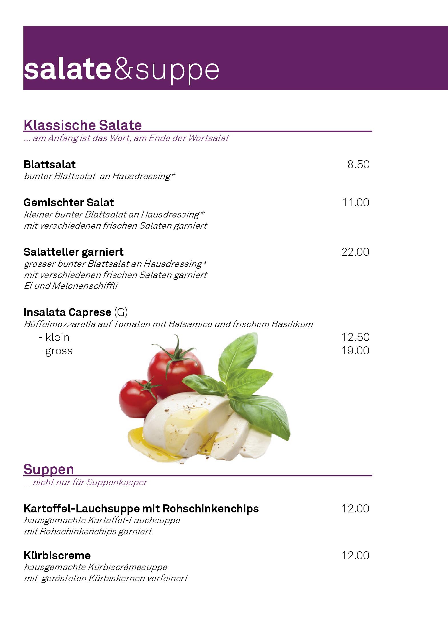 Speisekarte parkside eat & bar lounge in Thun, Seite 7