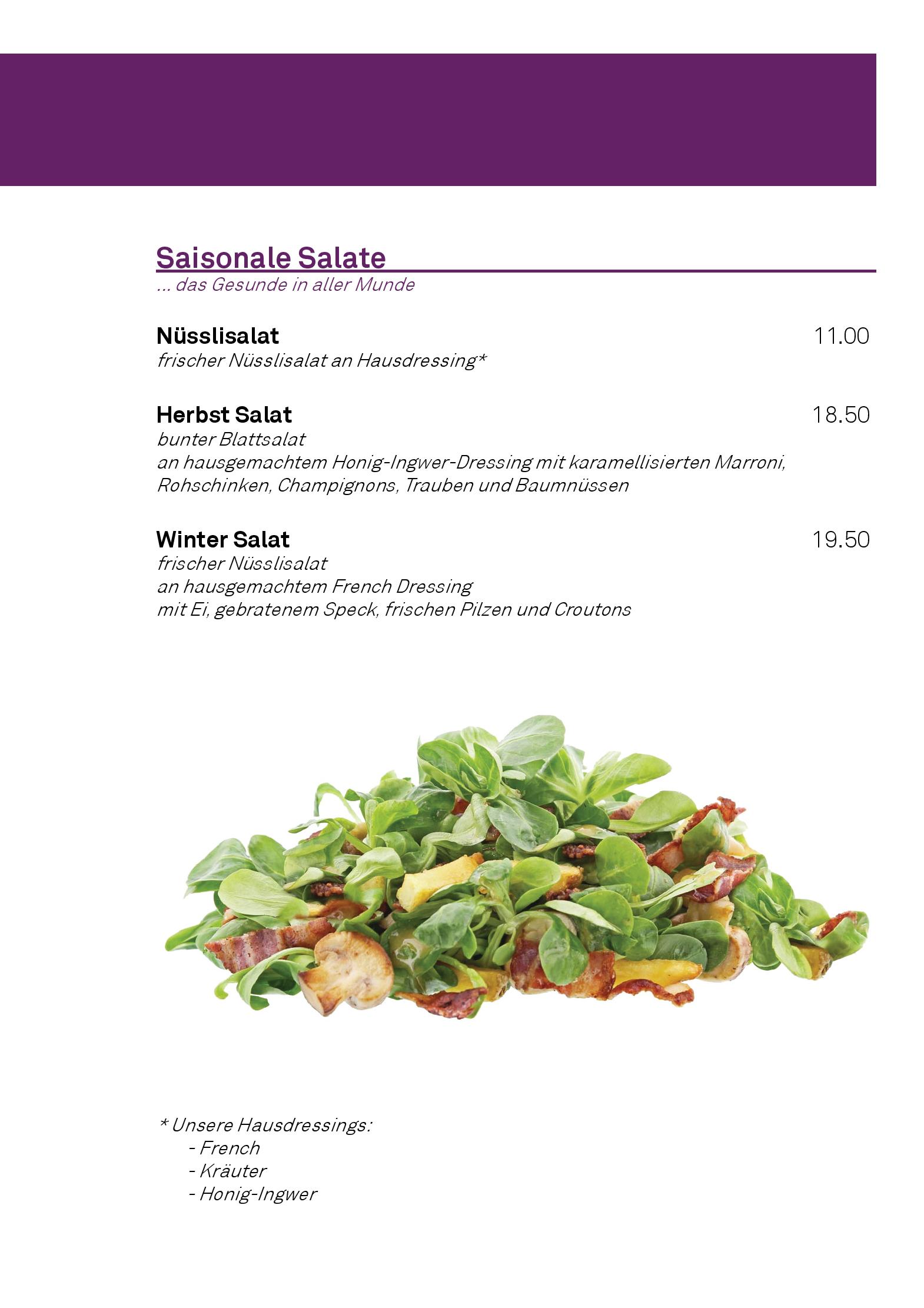 Speisekarte parkside eat & bar lounge in Thun, Seite 6