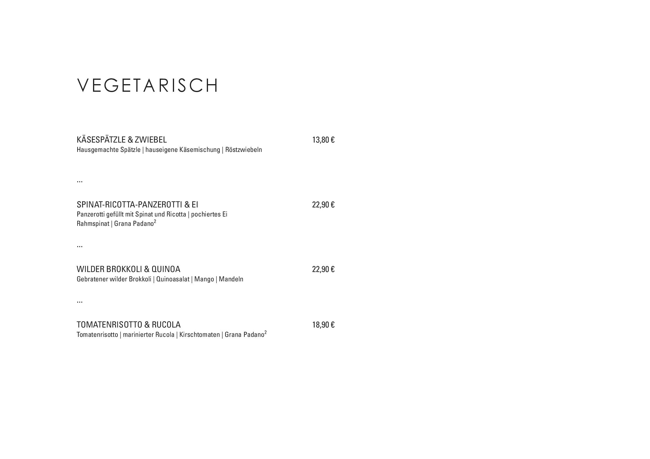Speisekarte Mohren in Reichenau, Seite 19