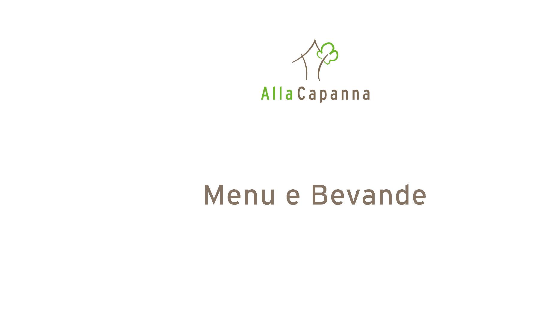 Speisekarte Alla Capanna Monte Comino in Verdasio, Seite 3