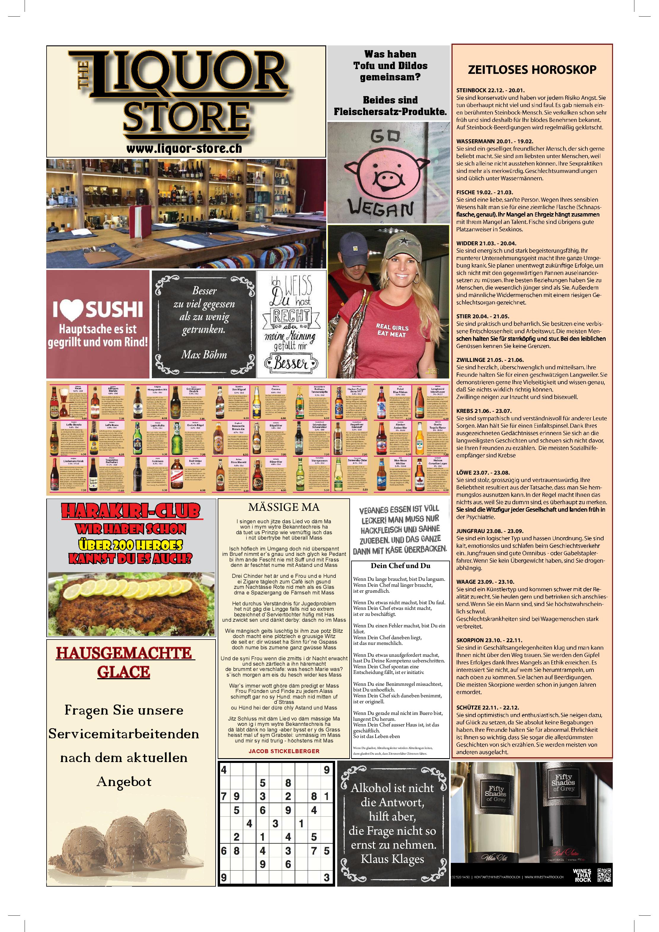 Speisekarte Restaurant Fat n Happy in Schoenenwerd, Seite 1