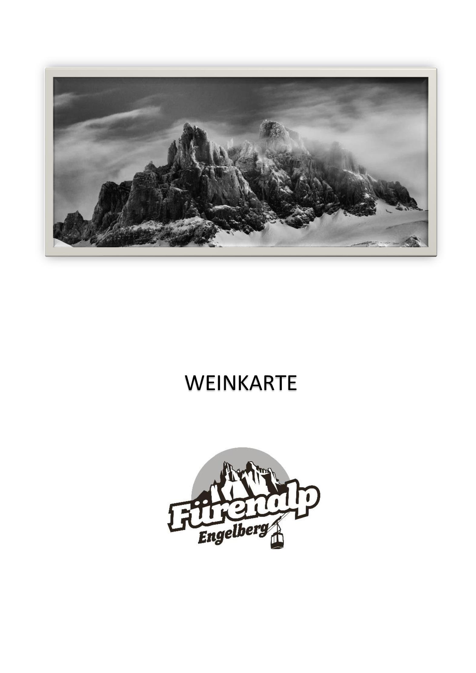 Speisekarte Bergrestaurant Fürenalp in Engelberg, Seite 33