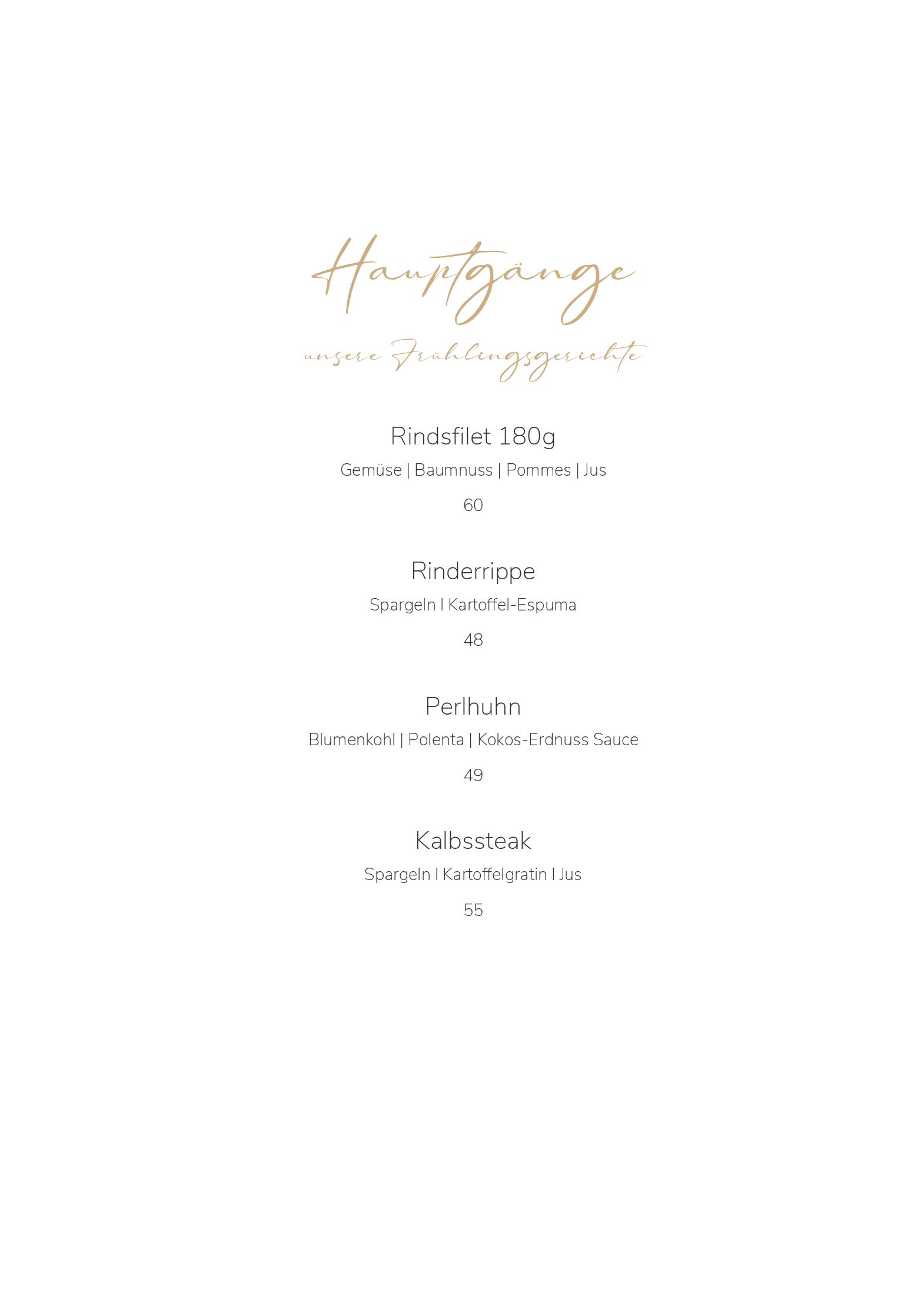 Speisekarte STRAUSS | Restaurant | Vineria & Bar in Winterthur, Seite 4