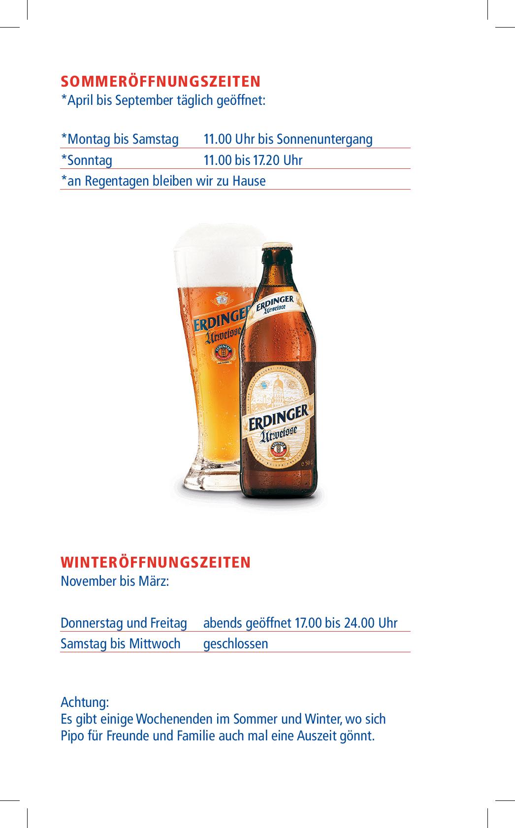 Speisekarte pipo's BAR  in Berlingen, Seite 17